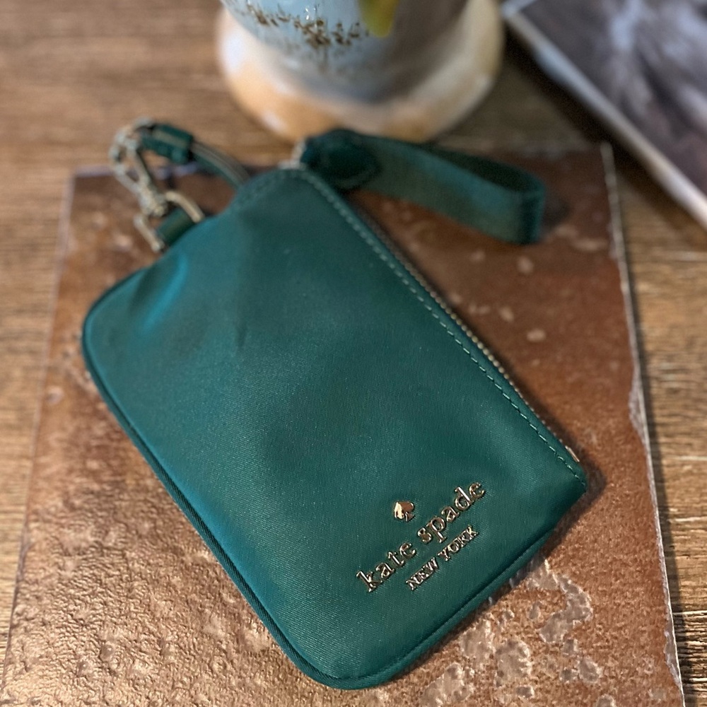 Kate Spade Green Badge/ID Holder